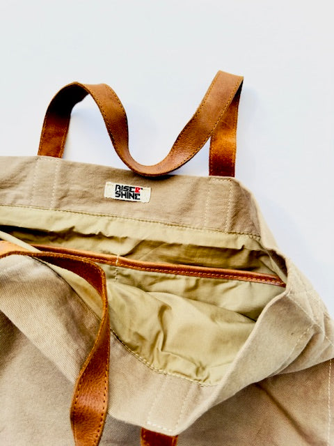 Canvas Tote bag Brown Limited edition