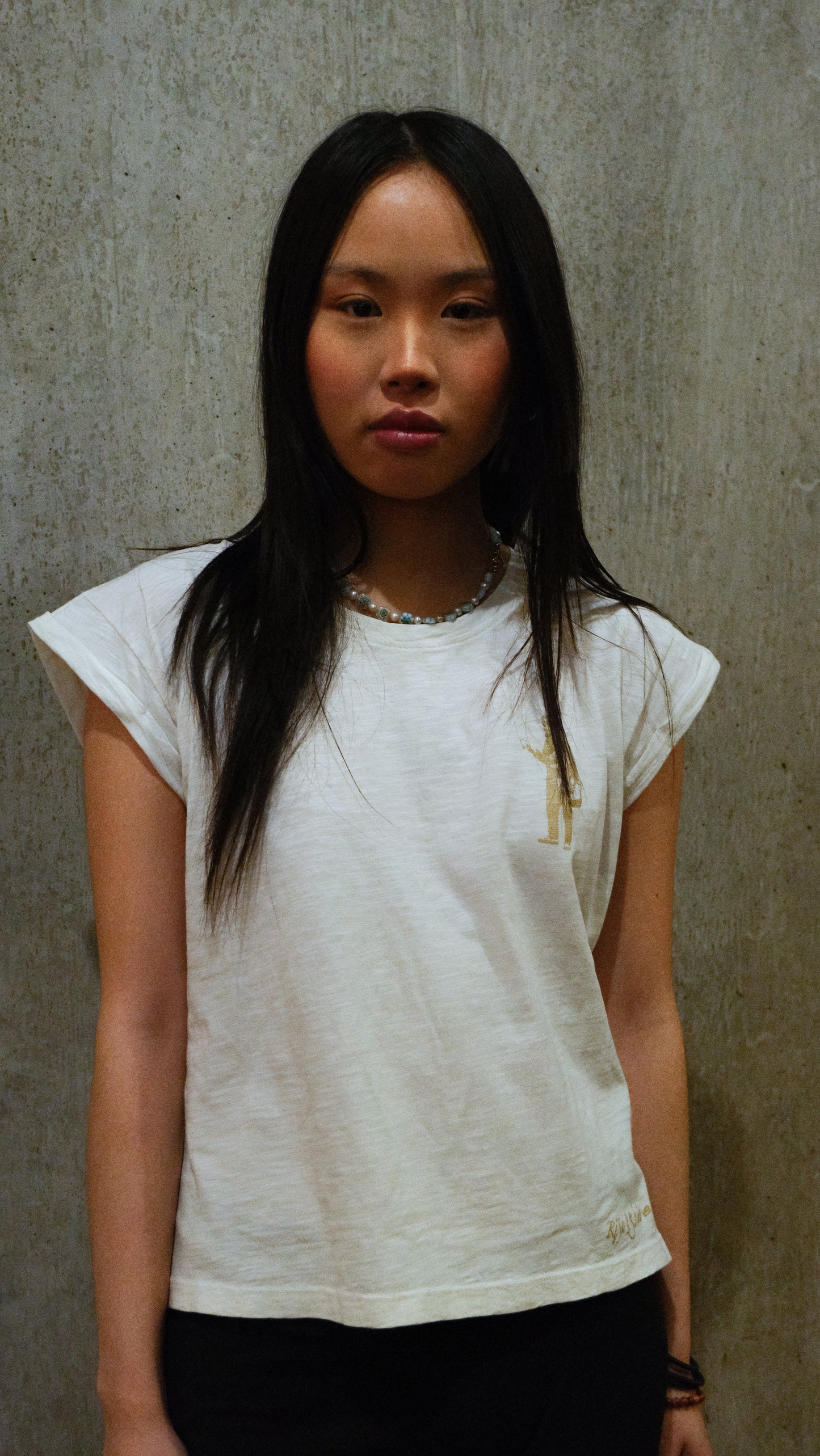 PHNOM PEHN POSTMAN TEE - BLEACHED ACQUA, AIR BLUE, ASPHALT, WHITE LILY