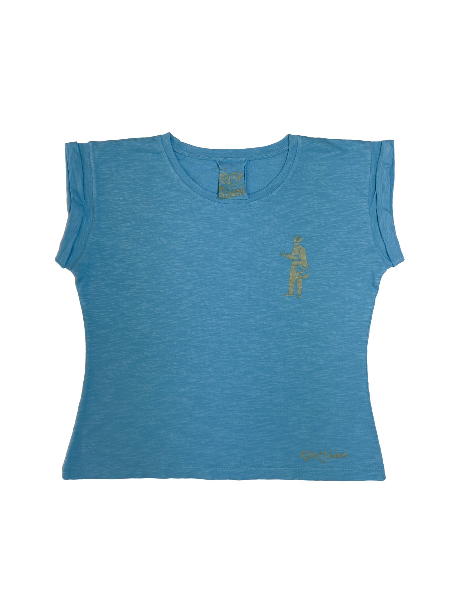 PHNOM PEHN POSTMAN TEE - BLEACHED ACQUA, AIR BLUE, ASPHALT, WHITE LILY