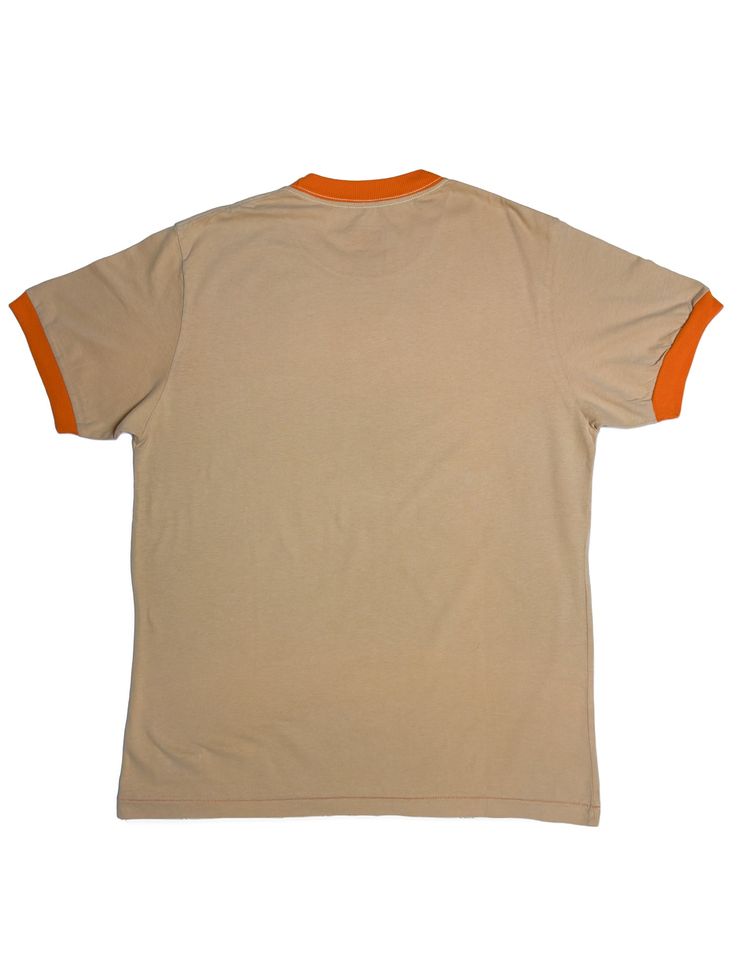 RETRO SADHU – INDIGO / SAFFRON TEE
