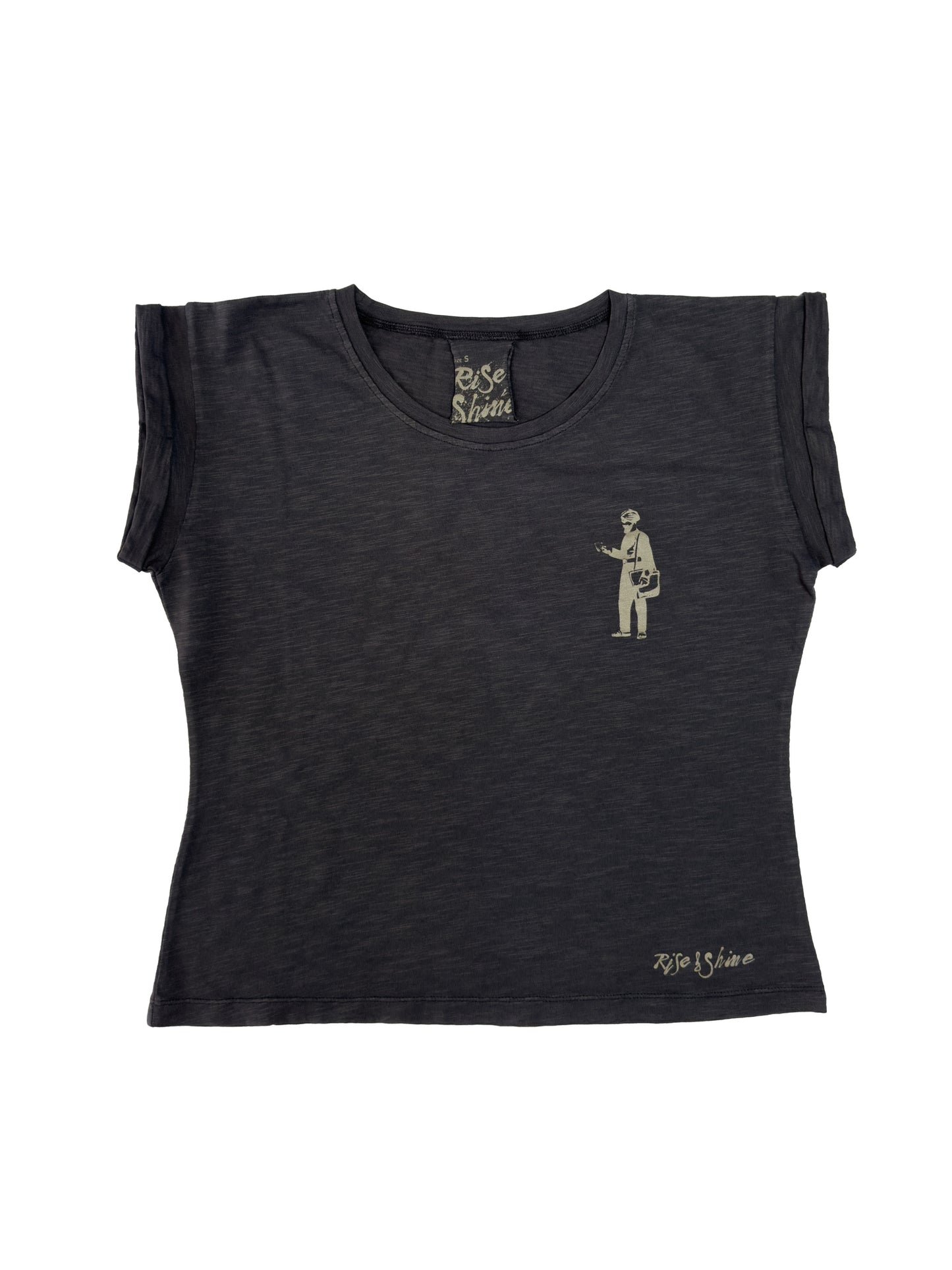 PHNOM PEHN POSTMAN TEE - BLEACHED ACQUA, AIR BLUE, ASPHALT, WHITE LILY