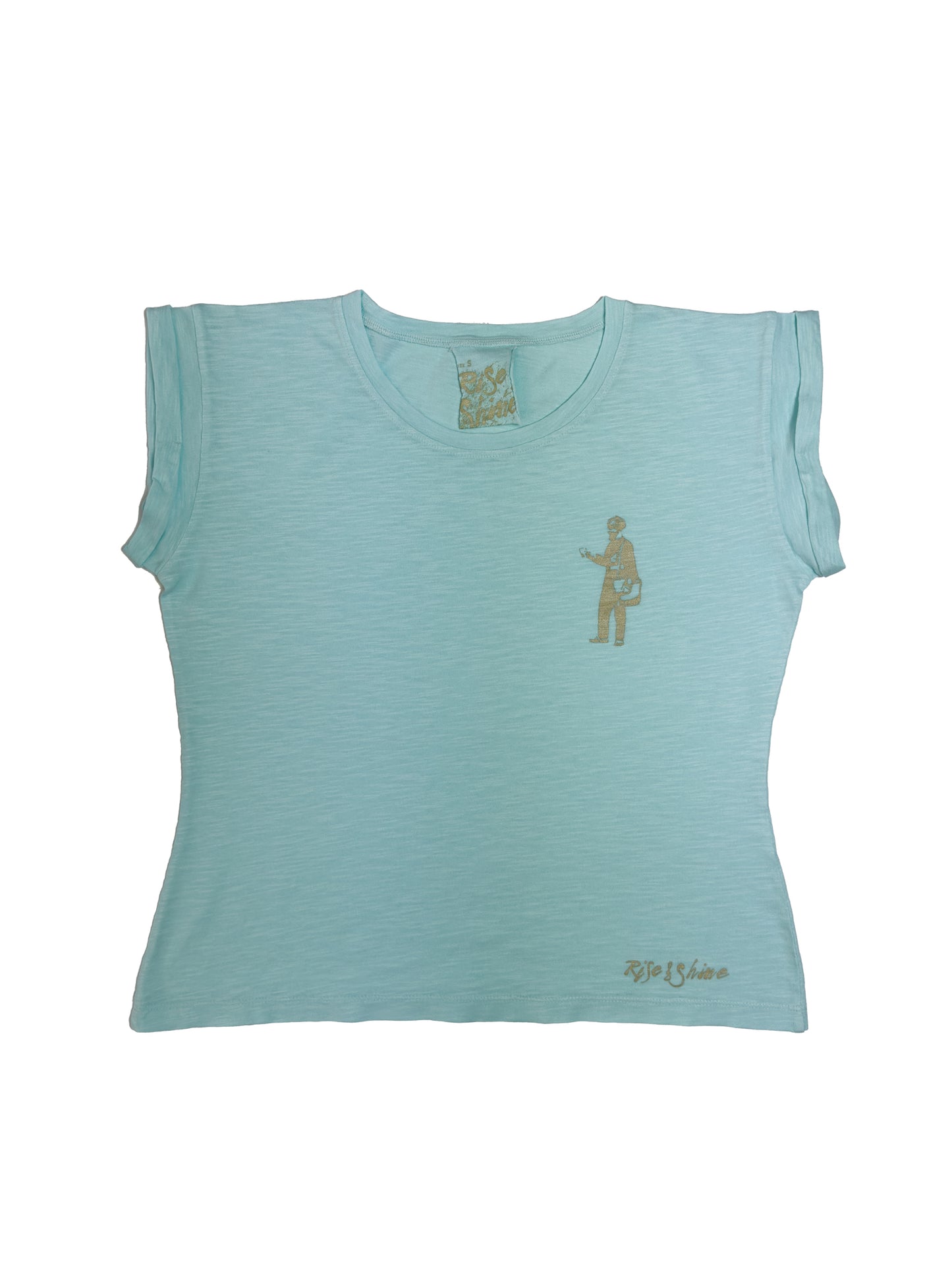 PHNOM PEHN POSTMAN TEE - BLEACHED ACQUA, AIR BLUE, ASPHALT, WHITE LILY