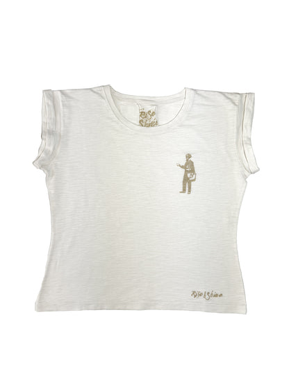 PHNOM PEHN POSTMAN TEE - BLEACHED ACQUA, AIR BLUE, ASPHALT, WHITE LILY
